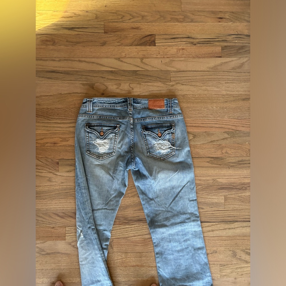 Vigoss Blue Distressed Jeans - Picture 6 of 8